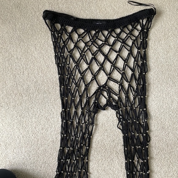 Prettylittlething black beaded pants - Picture 4 of 5